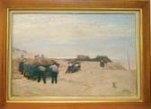 BOWDEN Sue E. « Personnages En Bord De Mer ». BOWDEN Sue E. « Personnages En Bord De Mer ».