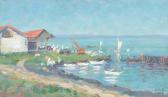 BOXALL Arthur d'Auvergne Boats At Shore
BOXALL Arthur d'Auvergne Boats At Shore