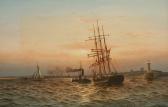BOYER W.G.N. Paddlesteamer Towing Schooner Into Tynemouth Harbour BOYER W.G.N. Paddlesteamer Towing Schooner Into Tynemouth Harbour