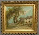 BOYLE W.W. Landscape Painting With A Cottage BOYLE W.W. Landscape Painting With A Cottage