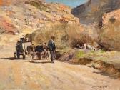 BOYLEY Errol Donkey Cart On A Country Road BOYLEY Errol Donkey Cart On A Country Road