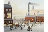BRAAQ Industrial Street Scene With Figures BRAAQ Industrial Street Scene With Figures