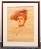 BRADFORD Johnson Portrait Of A Woman BRADFORD Johnson Portrait Of A Woman