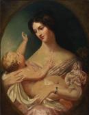 BRADLEY William Lady Warton And Child BRADLEY William Lady Warton And Child
