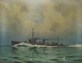 BRADSHAW George Fagan British World War I Destroyer - Naval Ships Portrait BRADSHAW George Fagan British World War I Destroyer - Naval Ships Portrait