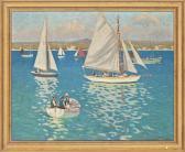 BRADSHAW George Fagan Sailing In St Ives Bay BRADSHAW George Fagan Sailing In St Ives Bay
