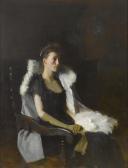 BRAMLEY Frank A Portrait Of Ethel Grace Bolitho, Neé Maclead BRAMLEY Frank A Portrait Of Ethel Grace Bolitho, Neé Maclead