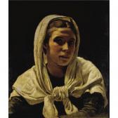 BRAMLEY Frank Portrait Of A Young Breton Woman BRAMLEY Frank Portrait Of A Young Breton Woman