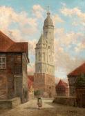 BRANDES Carl Ansicht Von St. Andreas In Braunschweig BRANDES Carl Ansicht Von St. Andreas In Braunschweig