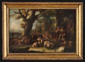 BRANDI Domenico Paesaggio Con Pastori E Armenti Presso Una Radura BRANDI Domenico Paesaggio Con Pastori E Armenti Presso Una Radura