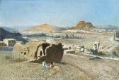 BRANDT Fritz Vue D'athènes Avec L'acropole BRANDT Fritz Vue D'athènes Avec L'acropole