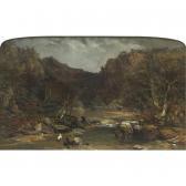 BRANWHITE Charles Extensive View Of A River Gorge BRANWHITE Charles Extensive View Of A River Gorge