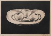 BRAQUE Georges Pommes Sur Fond Noir BRAQUE Georges Pommes Sur Fond Noir