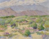 BRAUN Maurice Depicting A Desert Landscape In Bloom BRAUN Maurice Depicting A Desert Landscape In Bloom