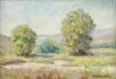 BRAUN Maurice Oak Trees In A Landscape BRAUN Maurice Oak Trees In A Landscape