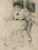BRAZ Osip Emmanuelovich Portrait Of The Artist’s Wife BRAZ Osip Emmanuelovich Portrait Of The Artist’s Wife