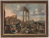 BREDAEL van Pieter Scena Di Mercato E Rovine Classiche BREDAEL van Pieter Scena Di Mercato E Rovine Classiche