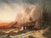 BREDOW Albert Le Halage De La Barque De Pêche BREDOW Albert Le Halage De La Barque De Pêche