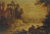breenburgh barthlomaus A River Landscape With A Capriccio Of Architectural Ruins And Shepherds At Rest On The Bank breenburgh barthlomaus A River Landscape With A Capriccio Of Architectural Ruins And Shepherds At Rest On The Bank