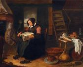 BREKELENKAM van Quiringh Gerritsz. Interieur Mit Lesender Frau BREKELENKAM van Quiringh Gerritsz. Interieur Mit Lesender Frau