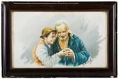 BRENDCHIJ Y. Father And Son With Pipe BRENDCHIJ Y. Father And Son With Pipe