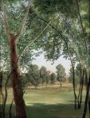BRENDSTRUP Thorald Sommerlandschaft Mit Kastell Im Hintergrund BRENDSTRUP Thorald Sommerlandschaft Mit Kastell Im Hintergrund