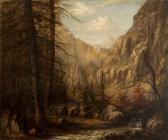 BRENNER Carl Christian Stream Through A Mountain Gorge BRENNER Carl Christian Stream Through A Mountain Gorge