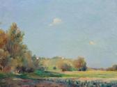 BRESSLER Emile Alois L. Broad Southern Landscape BRESSLER Emile Alois L. Broad Southern Landscape