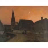BRETON Emile Village At Dusk BRETON Emile Village At Dusk