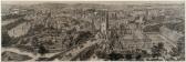 BREWER Henry William A Panoramic Birds Eye View Of Oxford BREWER Henry William A Panoramic Birds Eye View Of Oxford