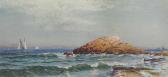 BRICHER Alfred Thompson Little Bass Rock, Narragansett, Rhode Island BRICHER Alfred Thompson Little Bass Rock, Narragansett, Rhode Island