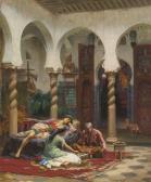 BRIDGMAN Frederick Arthur American Idle Moments BRIDGMAN Frederick Arthur American Idle Moments