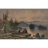 BRIDGMAN Frederick Arthur Fishing By Moonlight BRIDGMAN Frederick Arthur Fishing By Moonlight