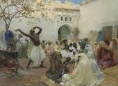 BRIDGMAN Frederick Arthur La Cérémonie Des Aïssaoui À Blida En Algérie BRIDGMAN Frederick Arthur La Cérémonie Des Aïssaoui À Blida En Algérie