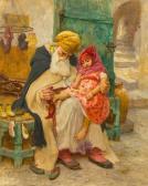 BRIDGMAN Frederick Arthur Les Babouches BRIDGMAN Frederick Arthur Les Babouches