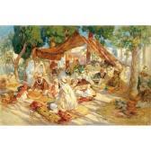 BRIDGMAN Frederick Arthur Scène De Marché BRIDGMAN Frederick Arthur Scène De Marché