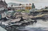 BRIDLE Kathleen Fishing Boat By The Rocks BRIDLE Kathleen Fishing Boat By The Rocks