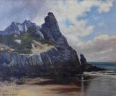 BROAD Sydney M. Coastal Scene Near Three Cliffs Bay BROAD Sydney M. Coastal Scene Near Three Cliffs Bay