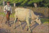 Brock Richard Henry Herdsman With Cow Brock Richard Henry Herdsman With Cow