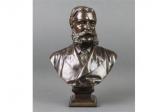 BROCK Thomas Victorian Head And Shoulders Portrait Bust Of A Whiskered Gentleman In A Double Breasted Jacket BROCK Thomas Victorian Head And Shoulders Portrait Bust Of A Whiskered Gentleman In A Double Breasted Jacket