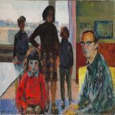 BROCKDORFF Victor Self-portrait With The Family BROCKDORFF Victor Self-portrait With The Family