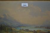 Brockett J. Alpine Lake Scene Brockett J. Alpine Lake Scene