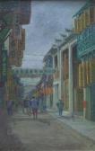Brocklebank GeorgE A Street Scene Brocklebank GeorgE A Street Scene