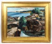 BROCKMAN Ann Maine Coastal Scene BROCKMAN Ann Maine Coastal Scene