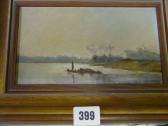 BROCKMAN C.H: Board Of Boats On Alake BROCKMAN C.H: Board Of Boats On Alake