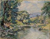 BRODERICK Robert W. The Brook/a Maine Landscape BRODERICK Robert W. The Brook/a Maine Landscape