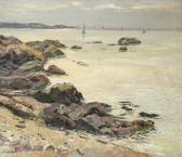BROECKAERT LOUIS ``concarneau (finistère)/la Mer Vue Du Rouz/passage-lanriec`` BROECKAERT LOUIS ``concarneau (finistère)/la Mer Vue Du Rouz/passage-lanriec``