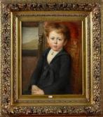 BROERMAN Eugène Portrait D’’un Jeune Enfant BROERMAN Eugène Portrait D’’un Jeune Enfant