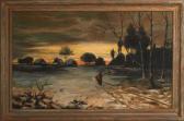 BROERMANN Hermann Winterliche, Norddeutsche Landschaft BROERMANN Hermann Winterliche, Norddeutsche Landschaft