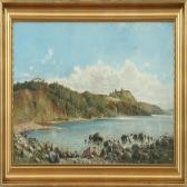 BROKMANN-KNUDSEN Henry Scenery From Bornholm With Hammershus BROKMANN-KNUDSEN Henry Scenery From Bornholm With Hammershus